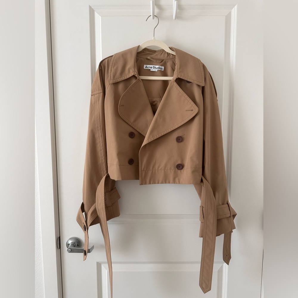 Acne Studio cropped trench